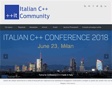 Tablet Screenshot of italiancpp.org